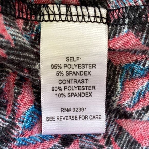 Material Girl NWT Romantic Goth Skater Dress Midriff Cutout Black/Red Print XL - Picture 5 of 7